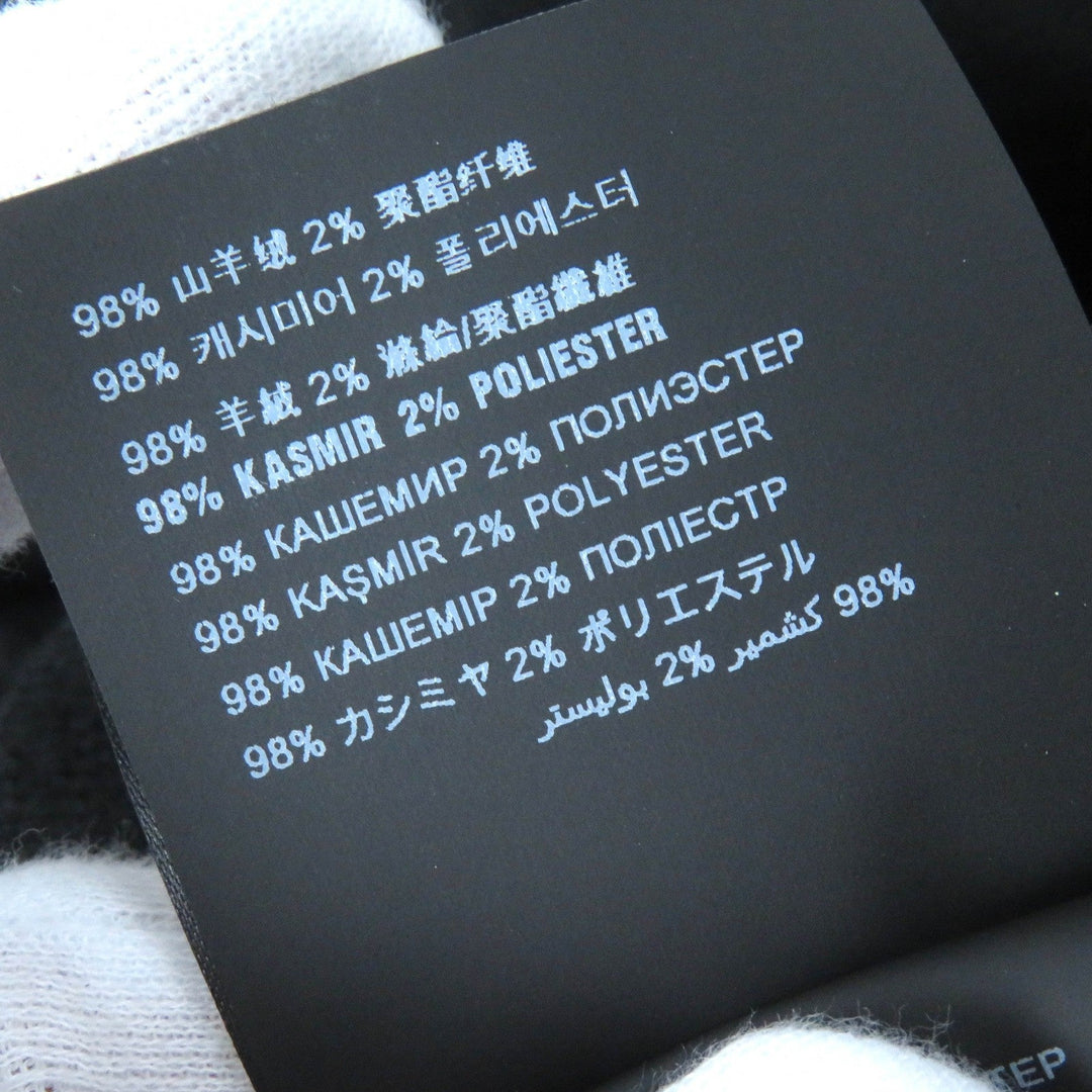 PRADA knit P24Q1U Main: 98% cashmere, Main: 2% polyester black Women 42 Used Authentic