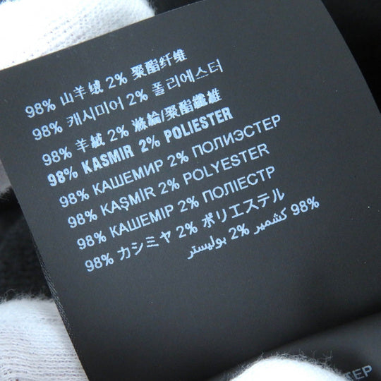 PRADA knit P24Q1U Main: 98% cashmere, Main: 2% polyester black Women 42 Used Authentic
