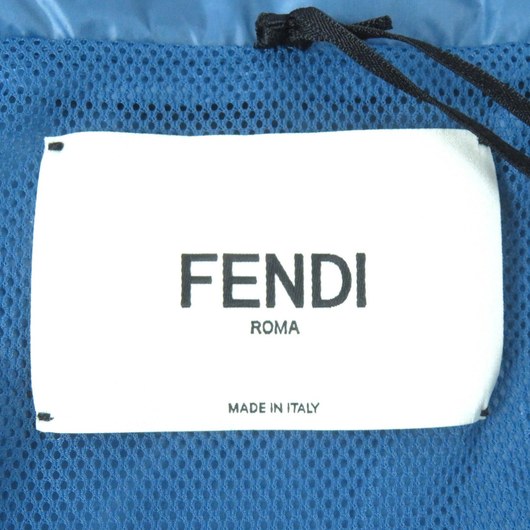 FENDI Jacket FAN087 Outer: 100% nylon, Lining: 100% nylon, Filling: 100% polyester blue BAGUETTE BAG JACKET Women S Used Authentic