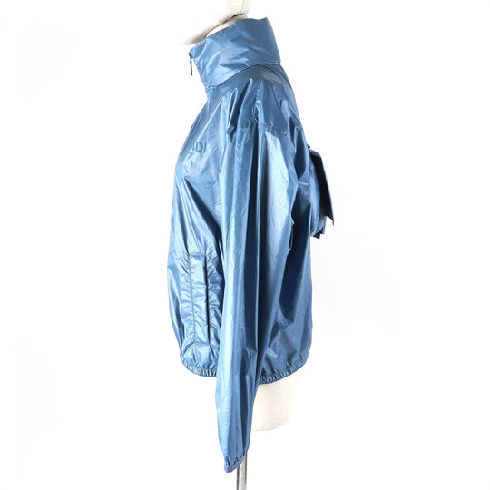 FENDI Jacket FAN087 Outer: 100% nylon, Lining: 100% nylon, Filling: 100% polyester blue BAGUETTE BAG JACKET Women S Used Authentic