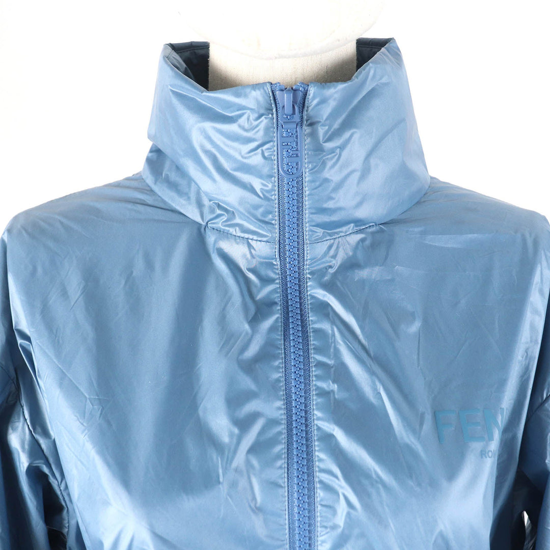 FENDI Jacket FAN087 Outer: 100% nylon, Lining: 100% nylon, Filling: 100% polyester blue BAGUETTE BAG JACKET Women S Used Authentic