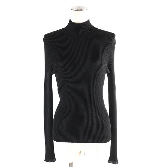 HERMES knit 3H2652D8 Main: 76% rayon, 17% metal fiber, 4% polyester, 2% nylon, 1% polyurethane Black type Women 36 Used Authentic