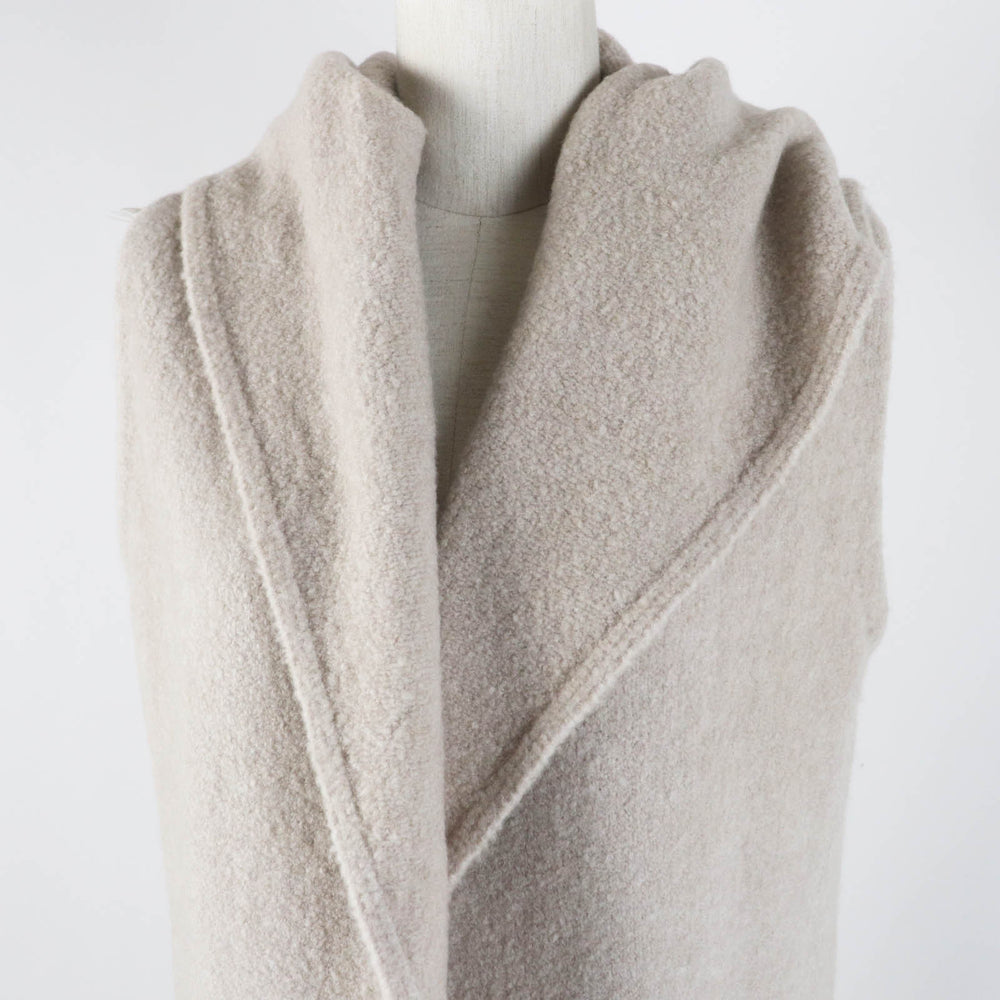 FOXEY Best 42970 Outer material: 50% wool, Outer material: 27% nylon, Outer material: 21% cashmere, Outer material: 2% polyurethane beige Knit Gilet Nuage Women Used Authentic