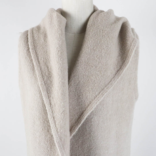 FOXEY Best 42970 Outer material: 50% wool, Outer material: 27% nylon, Outer material: 21% cashmere, Outer material: 2% polyurethane beige Knit Gilet Nuage Women Used Authentic