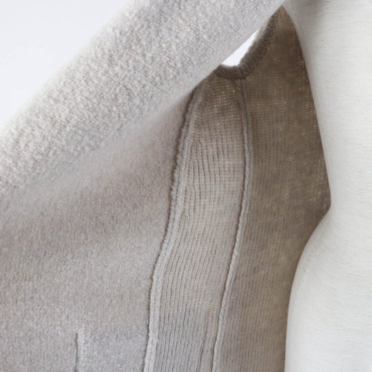 FOXEY Best 42970 Outer material: 50% wool, Outer material: 27% nylon, Outer material: 21% cashmere, Outer material: 2% polyurethane beige Knit Gilet Nuage Women Used Authentic