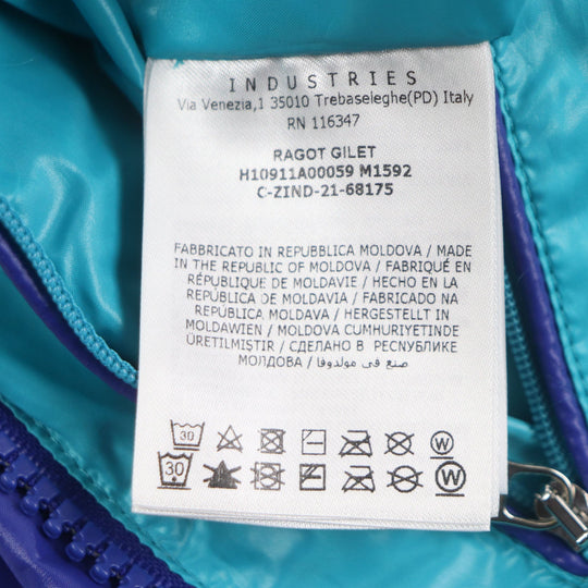 MONCLER Down vest Outer: 100% nylon, Lining: 100% nylon, Filling: 90% down, Filling: 10% feather blue RAGOT mens 4 Used Authentic