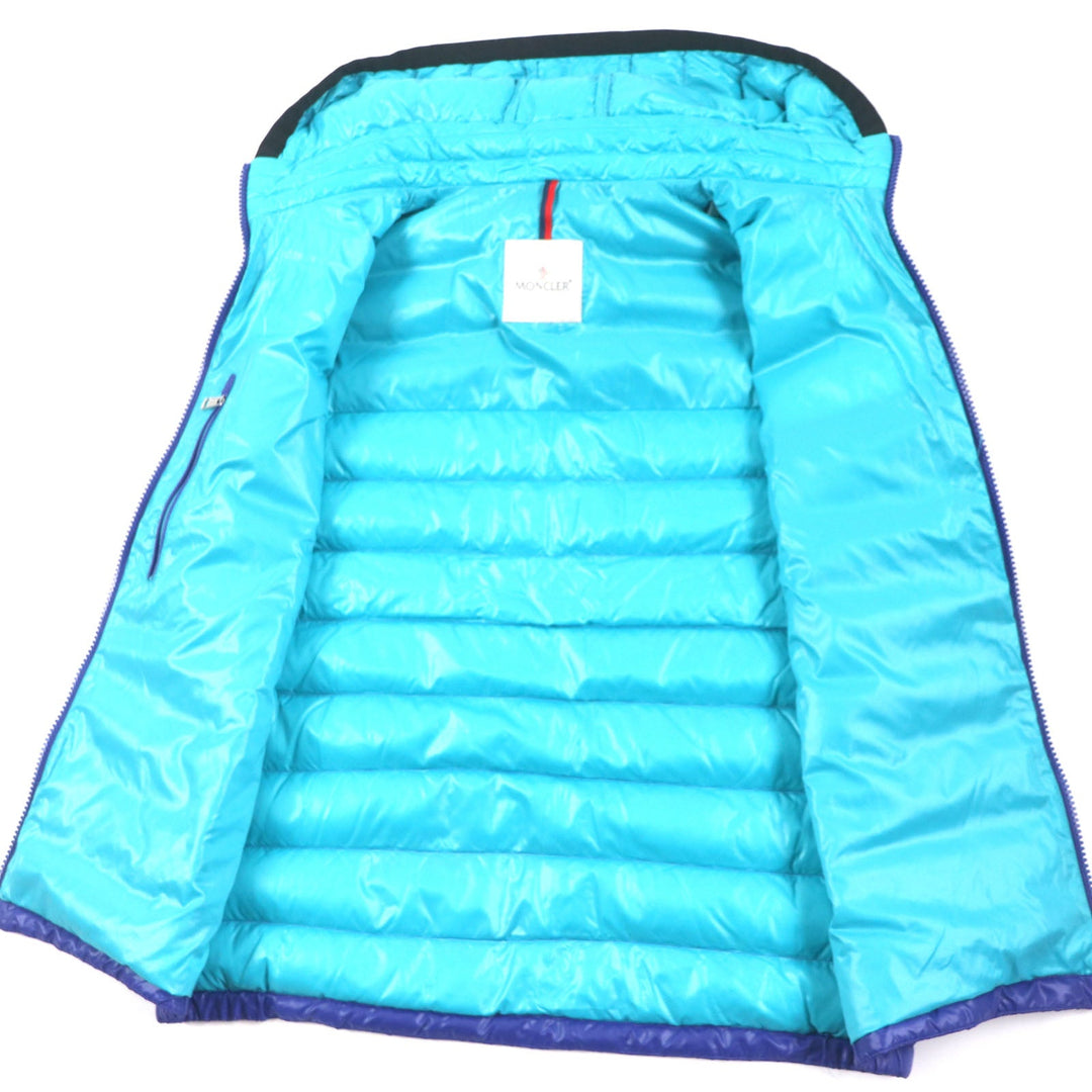 MONCLER Down vest Outer: 100% nylon, Lining: 100% nylon, Filling: 90% down, Filling: 10% feather blue RAGOT mens 4 Used Authentic