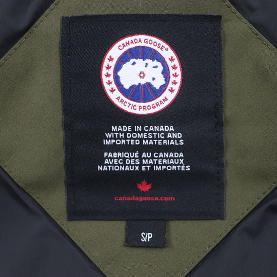 CANADA GOOSE Down jacket 2301JM Outer: 85% polyester, Outer: 15% cotton, Lining: 100% nylon, Part: 98% acrylic, Part: 2% polyester khaki Russell Parka Heritage Russell Parka Heritage mens S Used Authentic