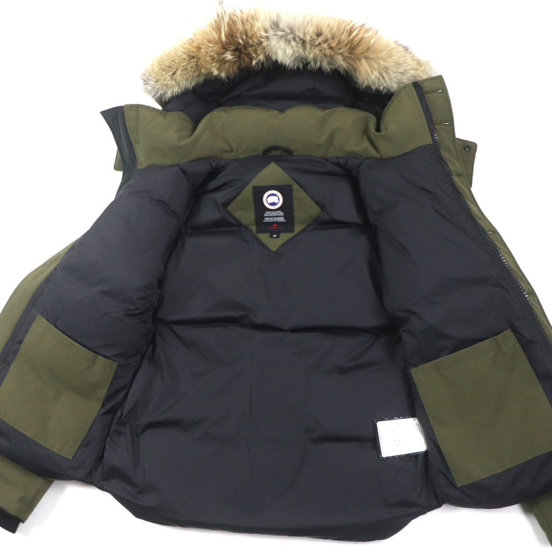 CANADA GOOSE Down jacket 2301JM Outer: 85% polyester, Outer: 15% cotton, Lining: 100% nylon, Part: 98% acrylic, Part: 2% polyester khaki Russell Parka Heritage Russell Parka Heritage mens S Used Authentic