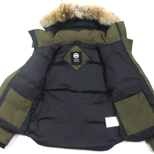 CANADA GOOSE Down jacket 2301JM Outer: 85% polyester, Outer: 15% cotton, Lining: 100% nylon, Part: 98% acrylic, Part: 2% polyester khaki Russell Parka Heritage Russell Parka Heritage mens S Used Authentic