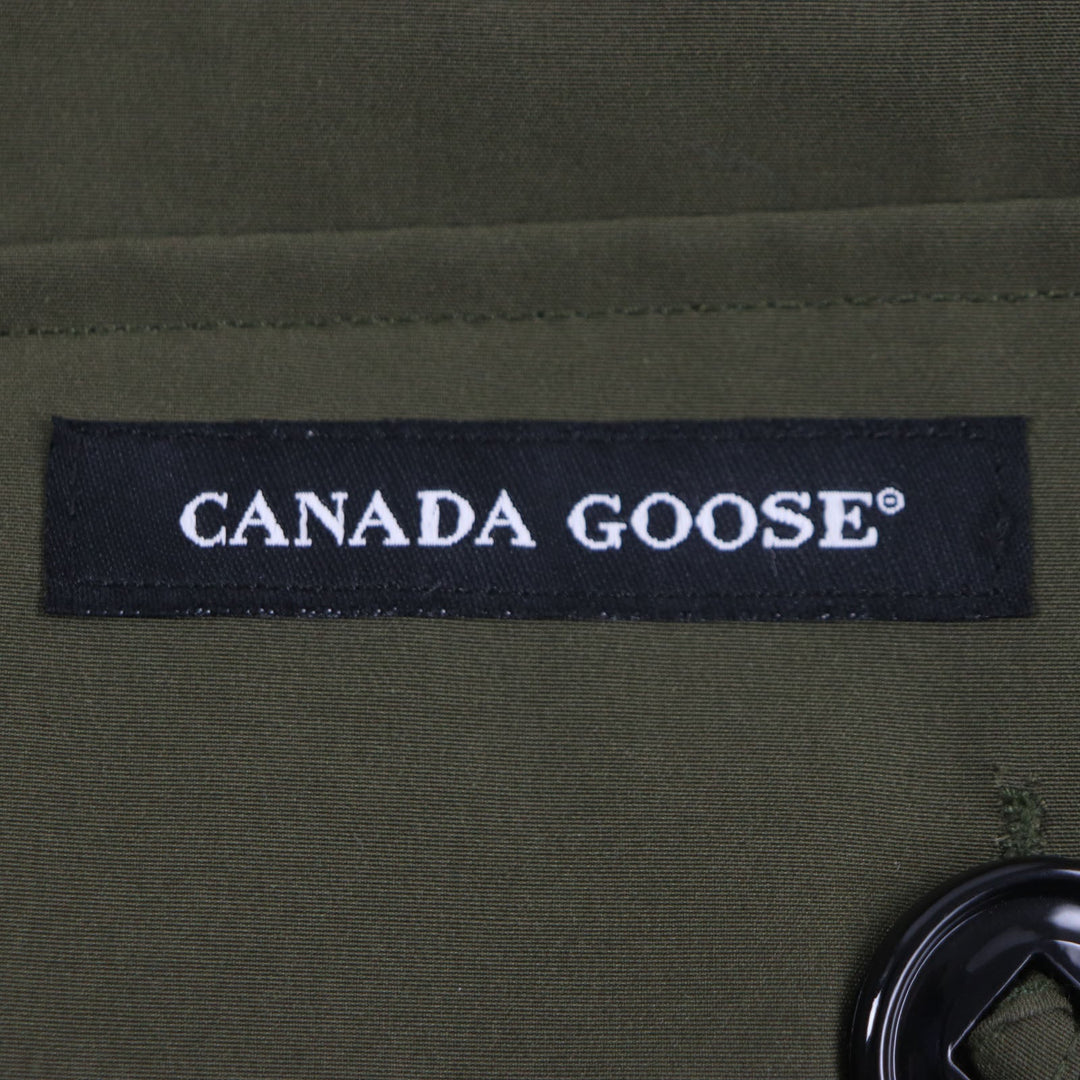 CANADA GOOSE Down jacket 2301JM Outer: 85% polyester, Outer: 15% cotton, Lining: 100% nylon, Part: 98% acrylic, Part: 2% polyester khaki Russell Parka Heritage Russell Parka Heritage mens S Used Authentic