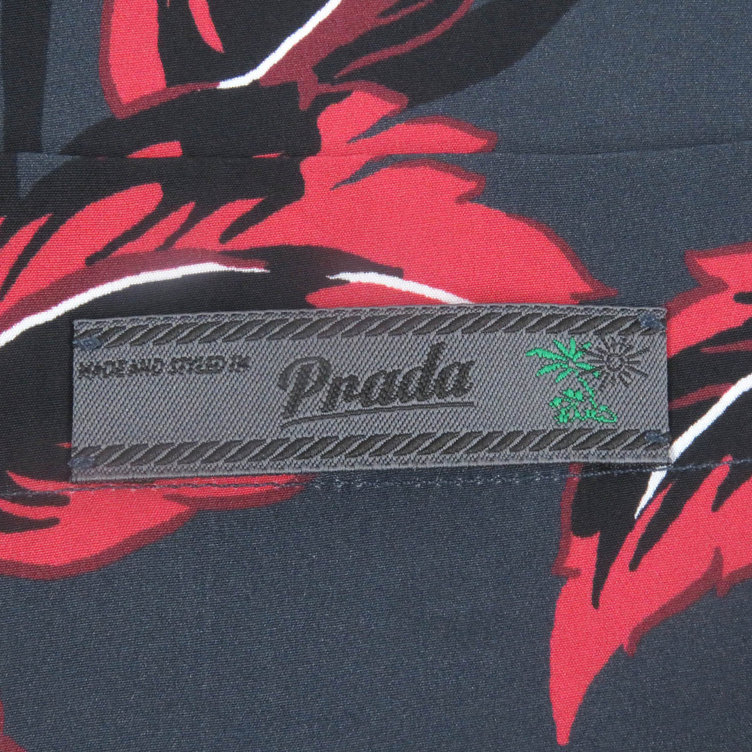 PRADA Short sleeve shirt UCS320 Main: 100% rayon gray mens M Used Authentic