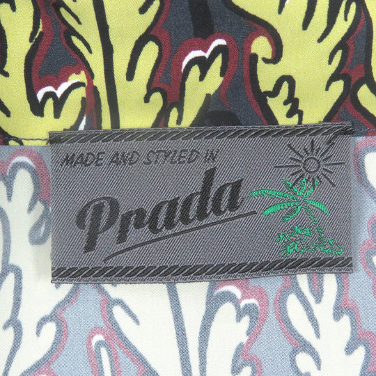 PRADA Short sleeve shirt UCS320 Main: 100% rayon gray mens M Used Authentic