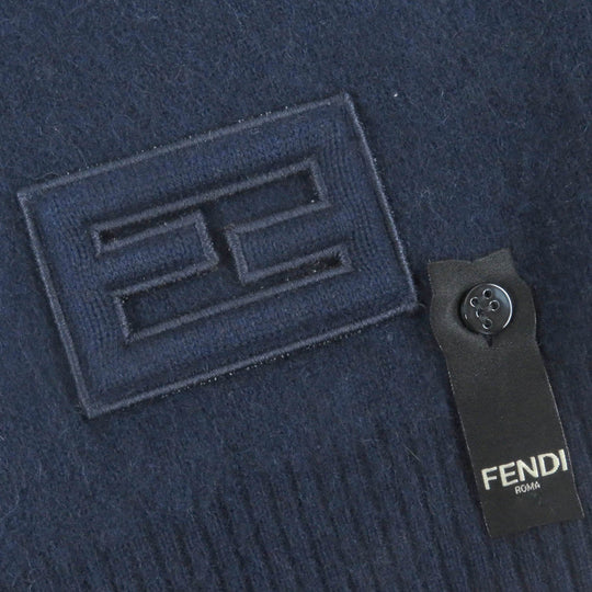 FENDI knit FZX110 Main: 95% cashmere, Main: 5% nylon Navy mens 46 Used Authentic