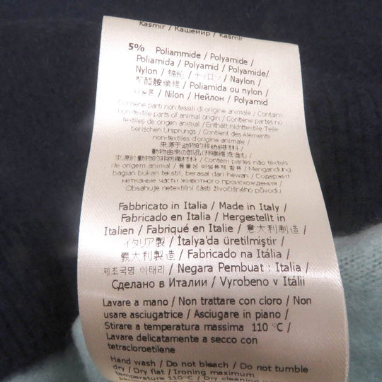 FENDI knit FZX110 Main: 95% cashmere, Main: 5% nylon Navy mens 46 Used Authentic