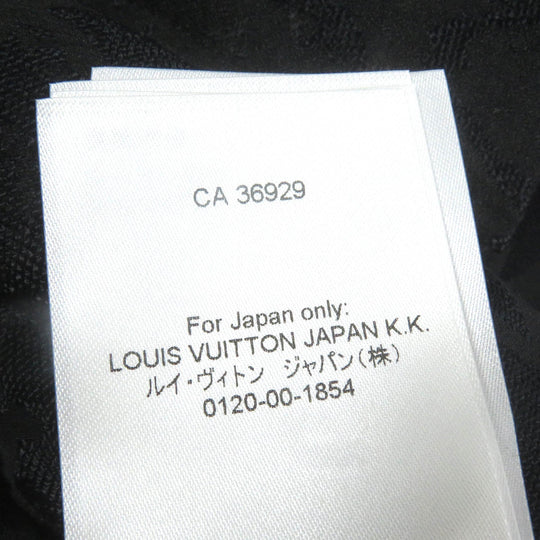 LOUIS VUITTON Long sleeve shirt Main: 53% rayon, Main: 47% silk black mens 41 Used Authentic