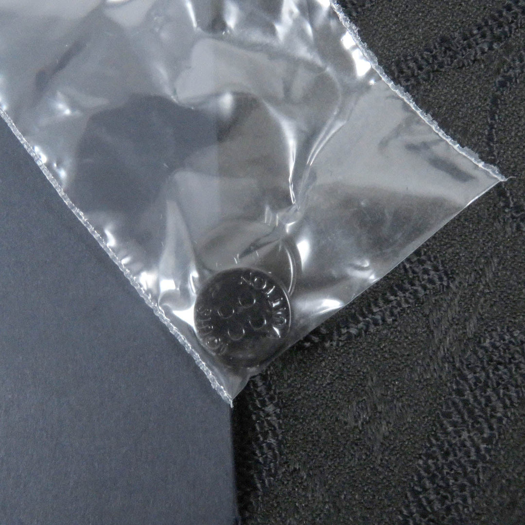 LOUIS VUITTON Long sleeve shirt Main: 53% rayon, Main: 47% silk black mens 41 Used Authentic