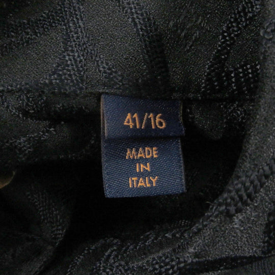 LOUIS VUITTON Long sleeve shirt Main: 53% rayon, Main: 47% silk black mens 41 Used Authentic