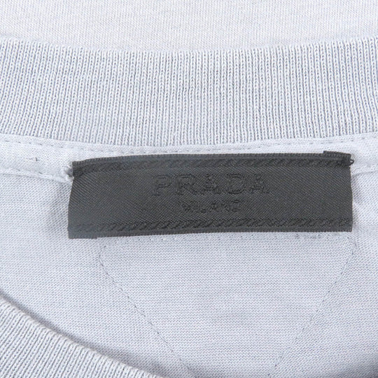 PRADA Short sleeve T-shirt UJN822 Main: 100% cotton gray mens M Used Authentic
