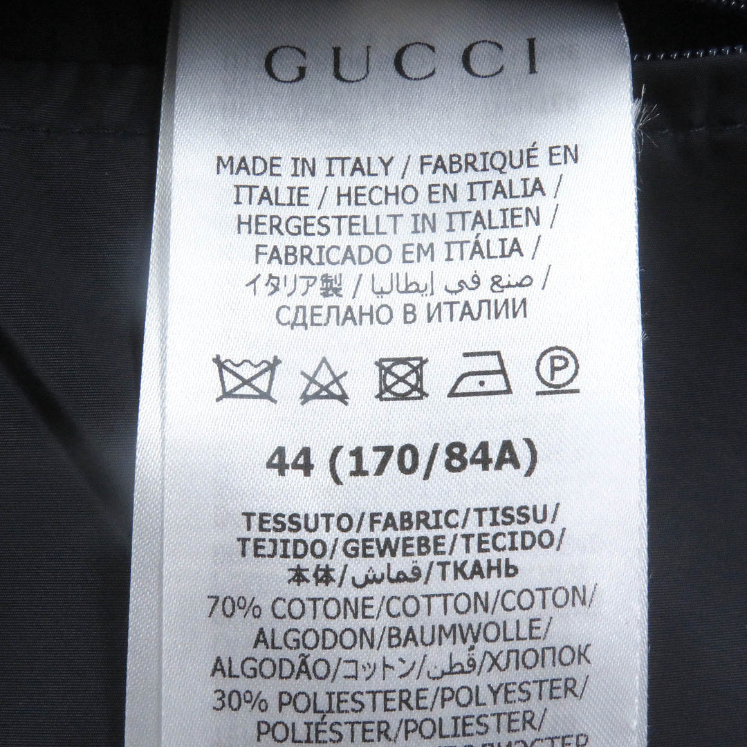 GUCCI Down jacket 762559 Outer: 70% cotton, Outer: 30% polyester, Lining: 100% nylon, Part: 100% cotton, Part: 100% polyester Red mens 44 Used Authentic