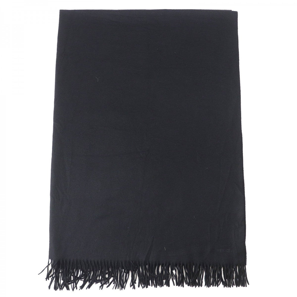 HERMES Scarf Main: 100% cashmere black Women Used Authentic