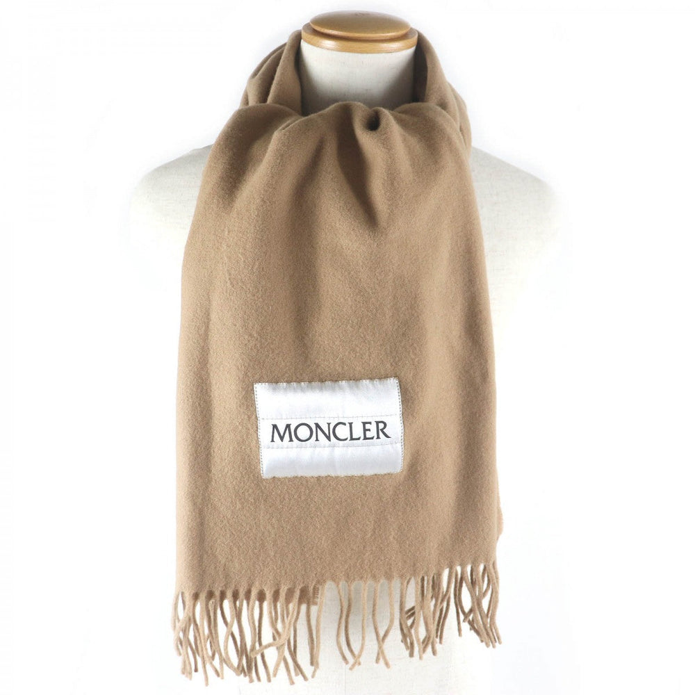 MONCLER Scarf Main: 100% wool beige SCIARPA mens Used Authentic