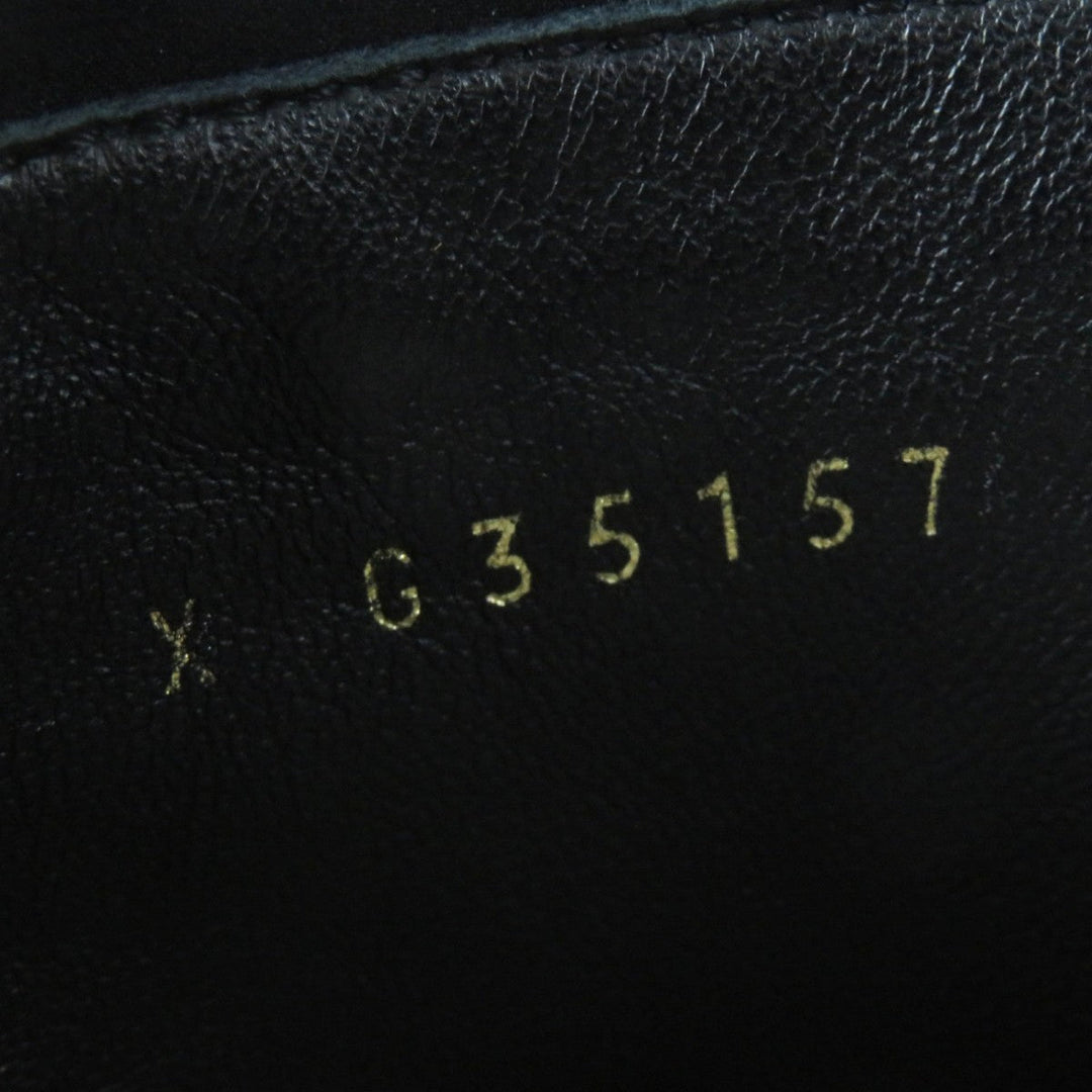 CHANEL boots 20B G35157 Main: Leather, Part: Mouton Black beige Women 37 Used Authentic