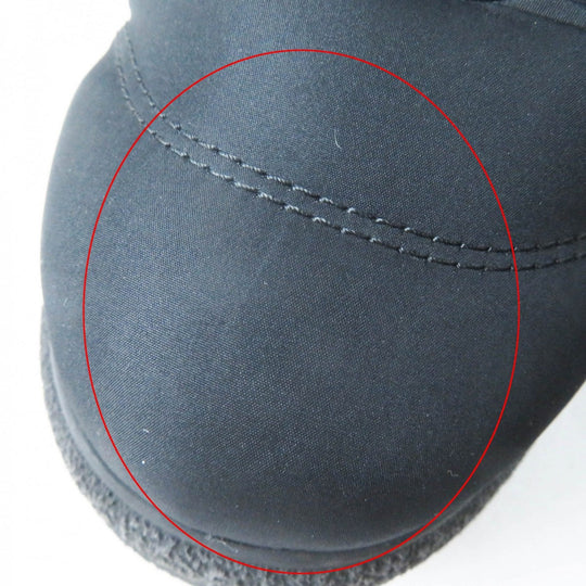 CHANEL boots G34082 Nylon , Part: Leather black COCONEIGE COCONEIGE Women 36 C Used Authentic