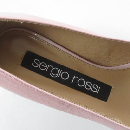 Sergio Rossi pumps Main: Leather pink SP PRINCE Women 34.5 Used Authentic