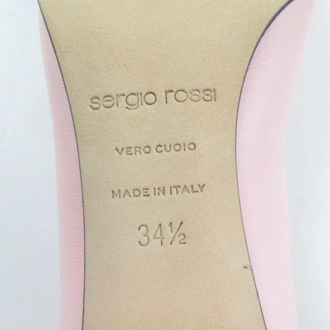 Sergio Rossi pumps Main: Leather pink SP PRINCE Women 34.5 Used Authentic