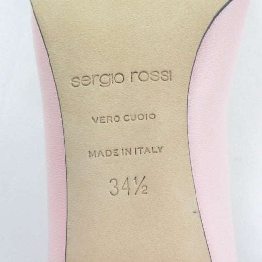 Sergio Rossi pumps Main: Leather pink SP PRINCE Women 34.5 Used Authentic