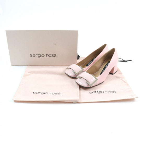 Sergio Rossi pumps Main: Leather pink SP PRINCE Women 34.5 Used Authentic