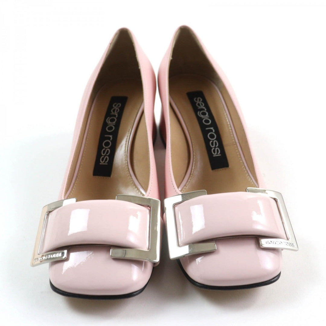 Sergio Rossi pumps Main: Leather pink SP PRINCE Women 34.5 Used Authentic