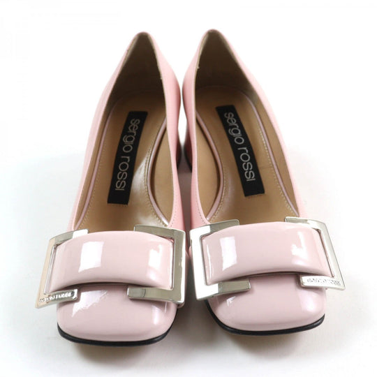 Sergio Rossi pumps Main: Leather pink SP PRINCE Women 34.5 Used Authentic