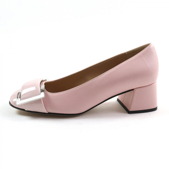 Sergio Rossi pumps Main: Leather pink SP PRINCE Women 34.5 Used Authentic