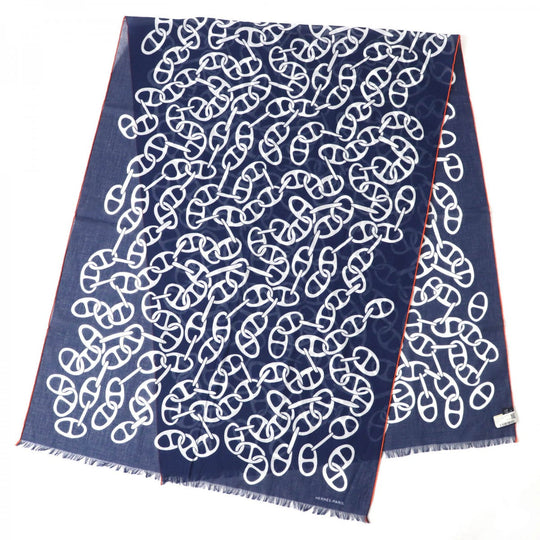 HERMES Stall 393837T cotton blue NAOUSSA MEGALO