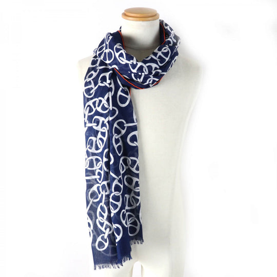 HERMES Stall 393837T cotton blue NAOUSSA MEGALO