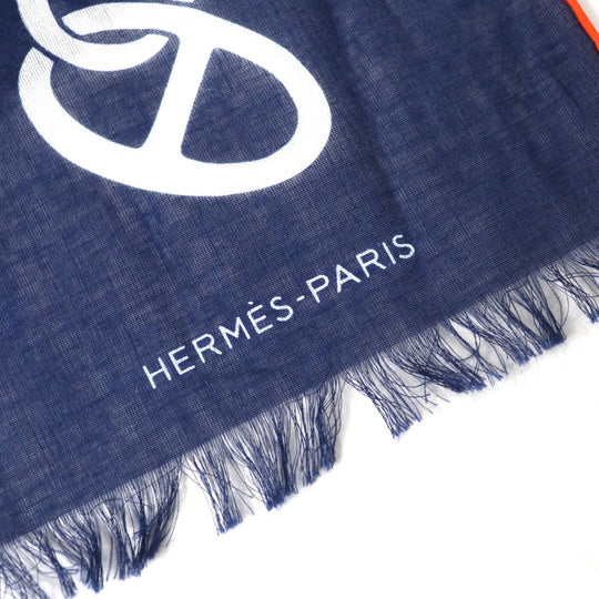 HERMES Stall 393837T cotton blue NAOUSSA MEGALO