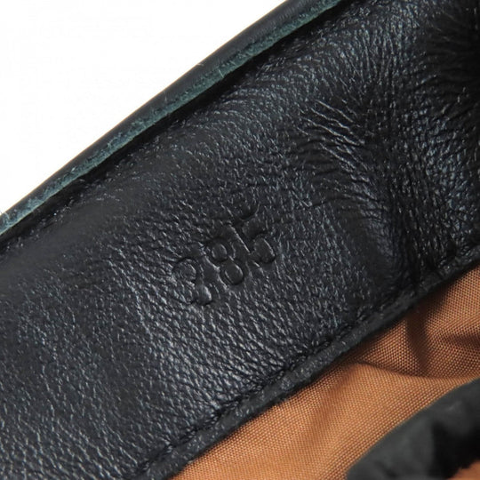 HERMES Ankle boots 232064Z Part: Leather Black orange fresh Women 38.5 Used Authentic