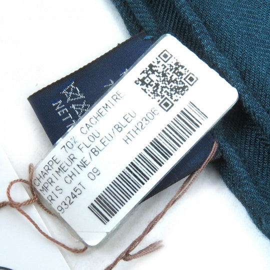 HERMES Stall H693245T Main: 70% cashmere, Main: 30% silk multicolor Rectangle Imprimeur Flou mens Used Authentic