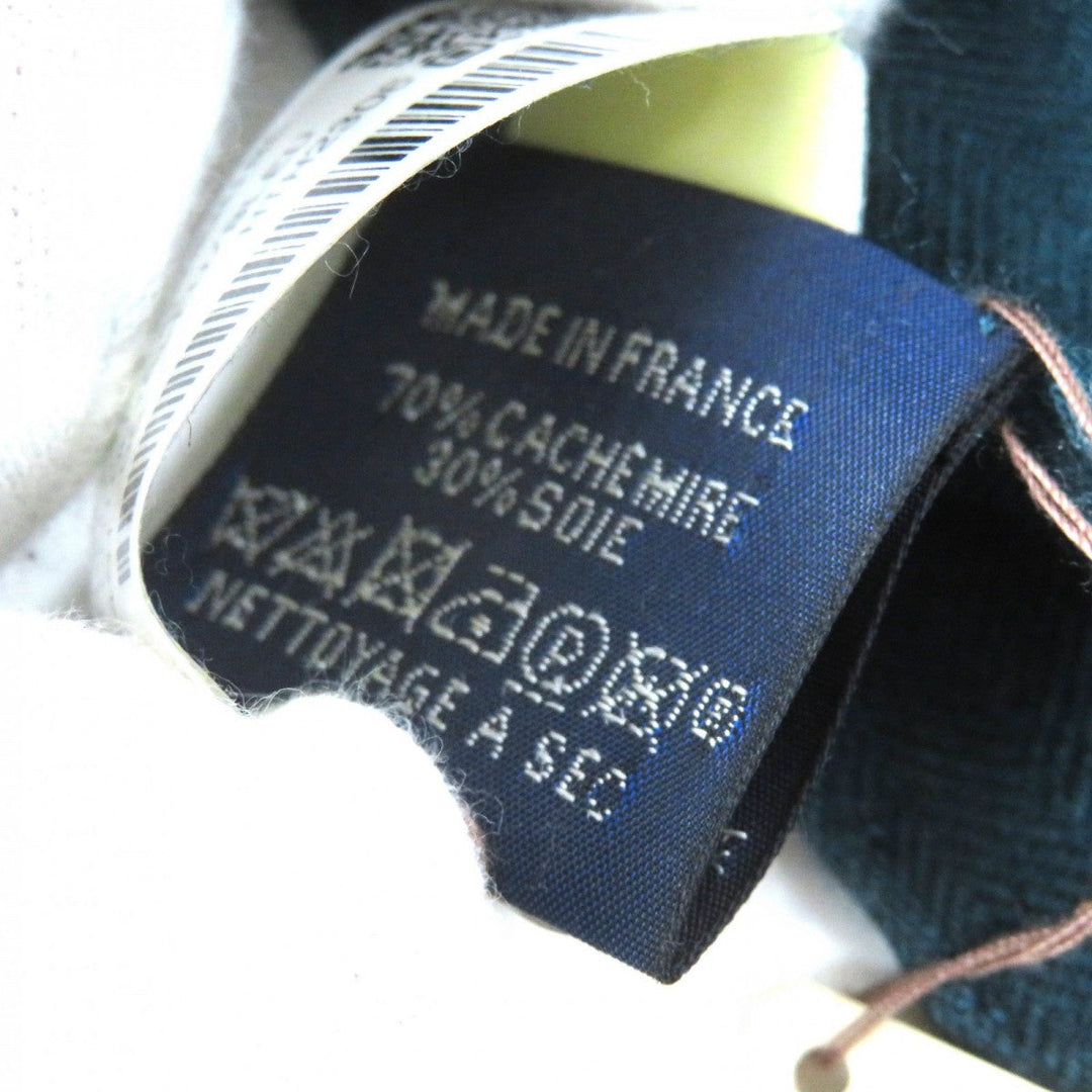 HERMES Stall H693245T Main: 70% cashmere, Main: 30% silk multicolor Rectangle Imprimeur Flou mens Used Authentic