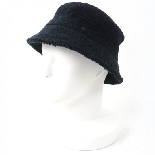 CHANEL hat 21C Main: 100% cotton, Lining: 100% cotton black Women S Used Authentic