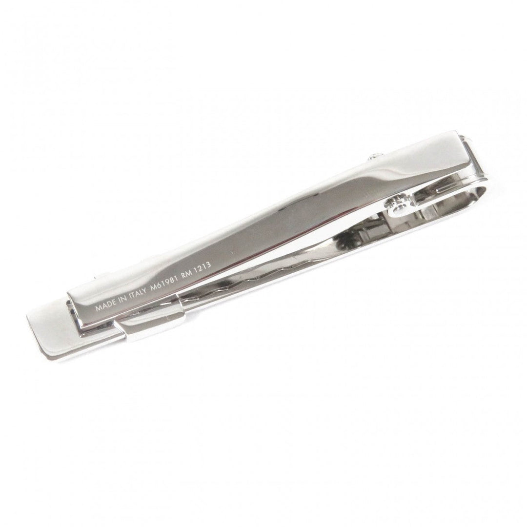 LOUIS VUITTON Tie pin M61981 metal Silver LV Pans Cravat mens Used Authentic
