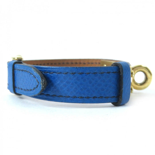 HERMES bracelet Main: Leather blue Women Used Authentic