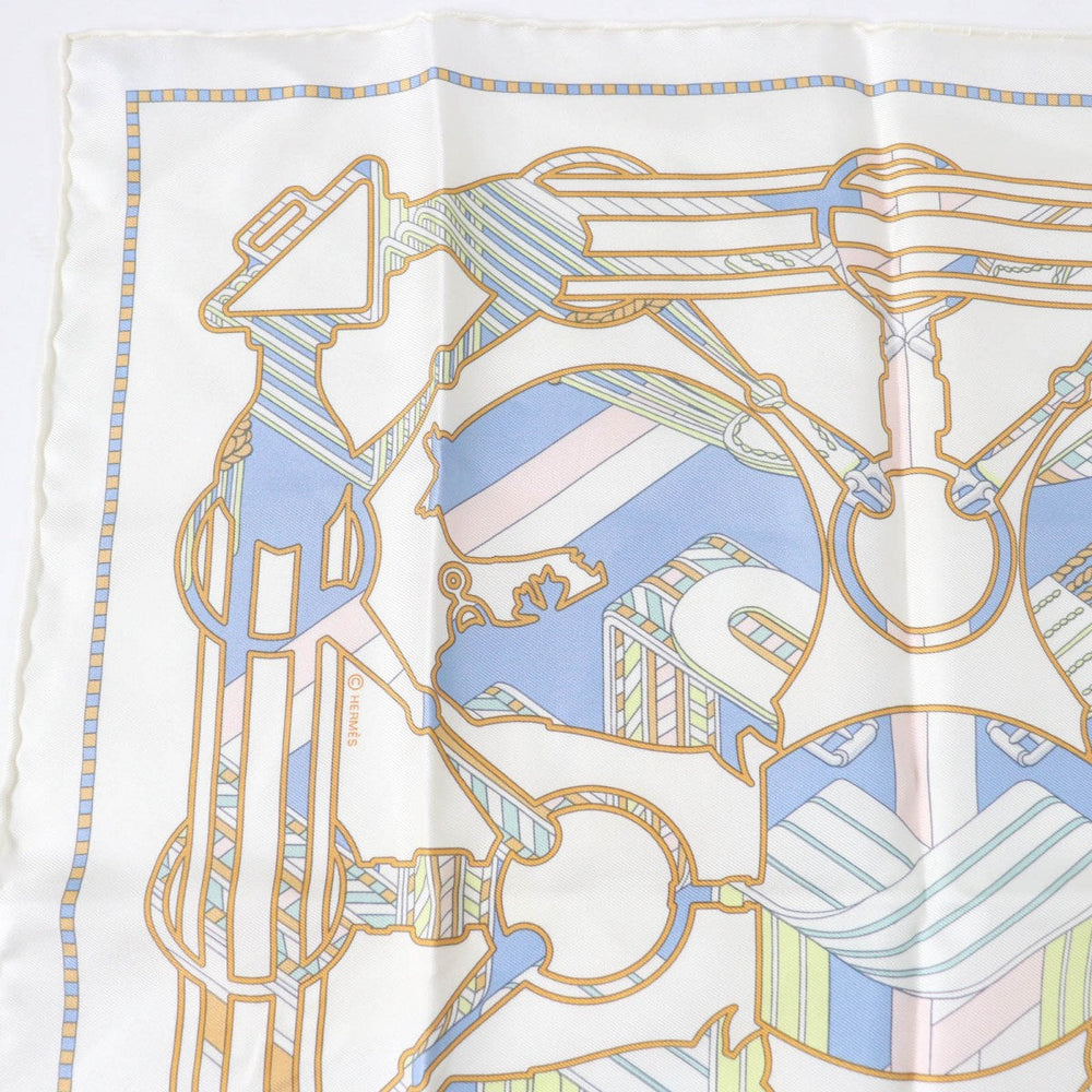 HERMES scarf Main: 100% silk multicolor Gavroche 45 TATERSALE EN ZIGZAG Women Used Authentic