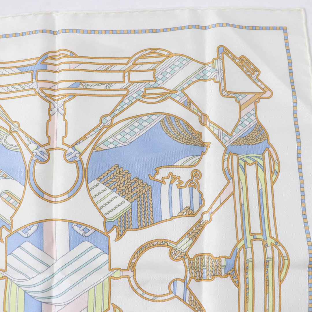HERMES scarf Main: 100% silk multicolor Gavroche 45 TATERSALE EN ZIGZAG Women Used Authentic