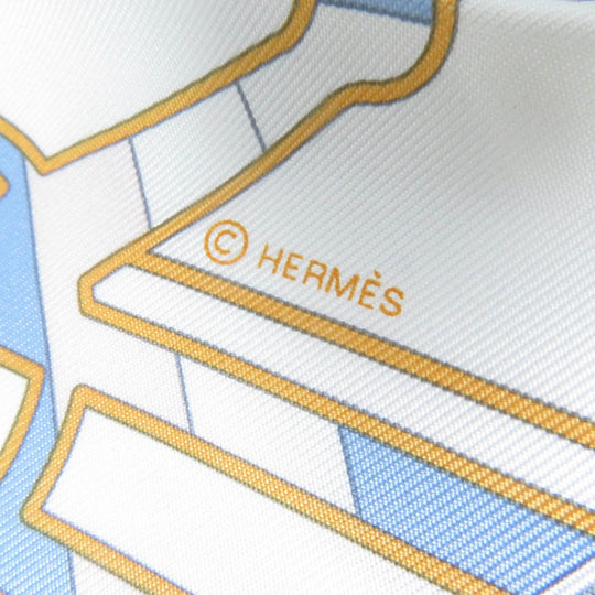 HERMES scarf Main: 100% silk multicolor Gavroche 45 TATERSALE EN ZIGZAG Women Used Authentic
