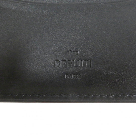 Berluti Bifold Wallet Main: Leather Brown mens Used Authentic