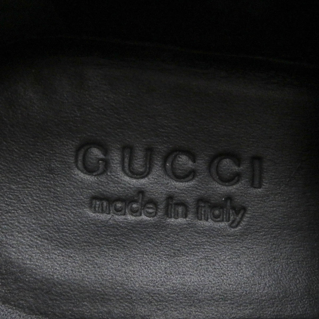 GUCCI Leather shoes 699552 Main: Canvas, Main: Leather, Main: Rubber Navy mens 7 Used Authentic