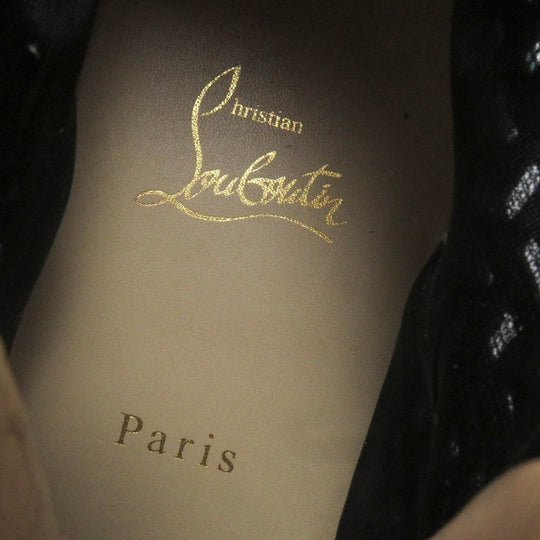 Christian Louboutin High cut sneakers Main: Leather, Main: Mesh multicolor LOU PIK PIK ORLATO FLAT mens 40.5 Used Authentic